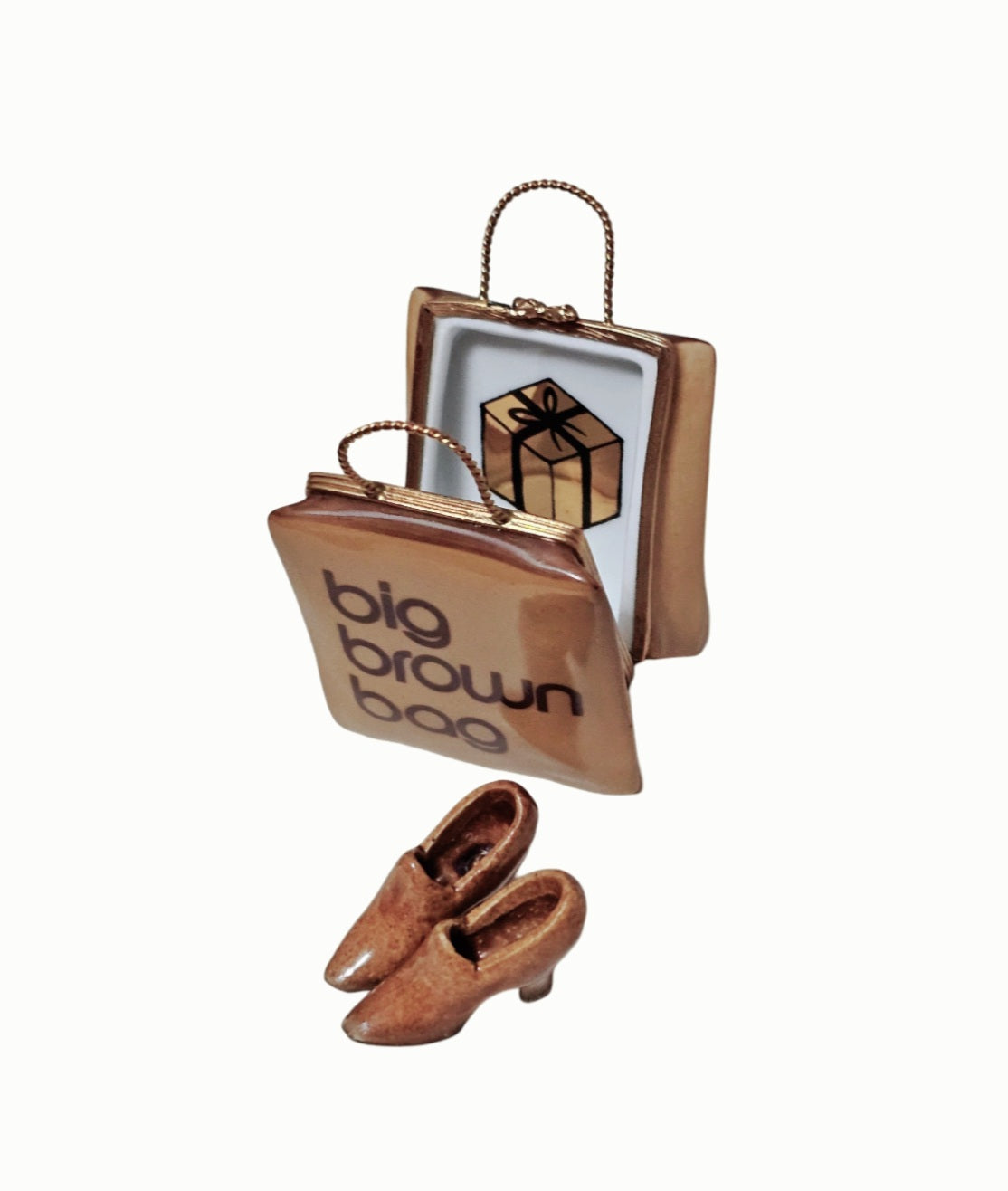 Chic Shopping Limoges Box Set Porcelain Limoges Bag purse fashion French Trinket Box