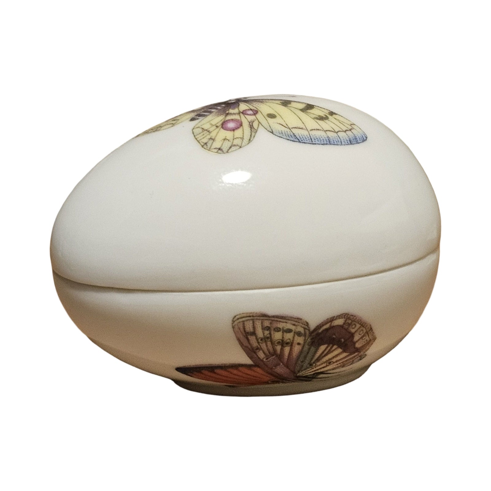 Butterfly Heart no hinge trinket egg