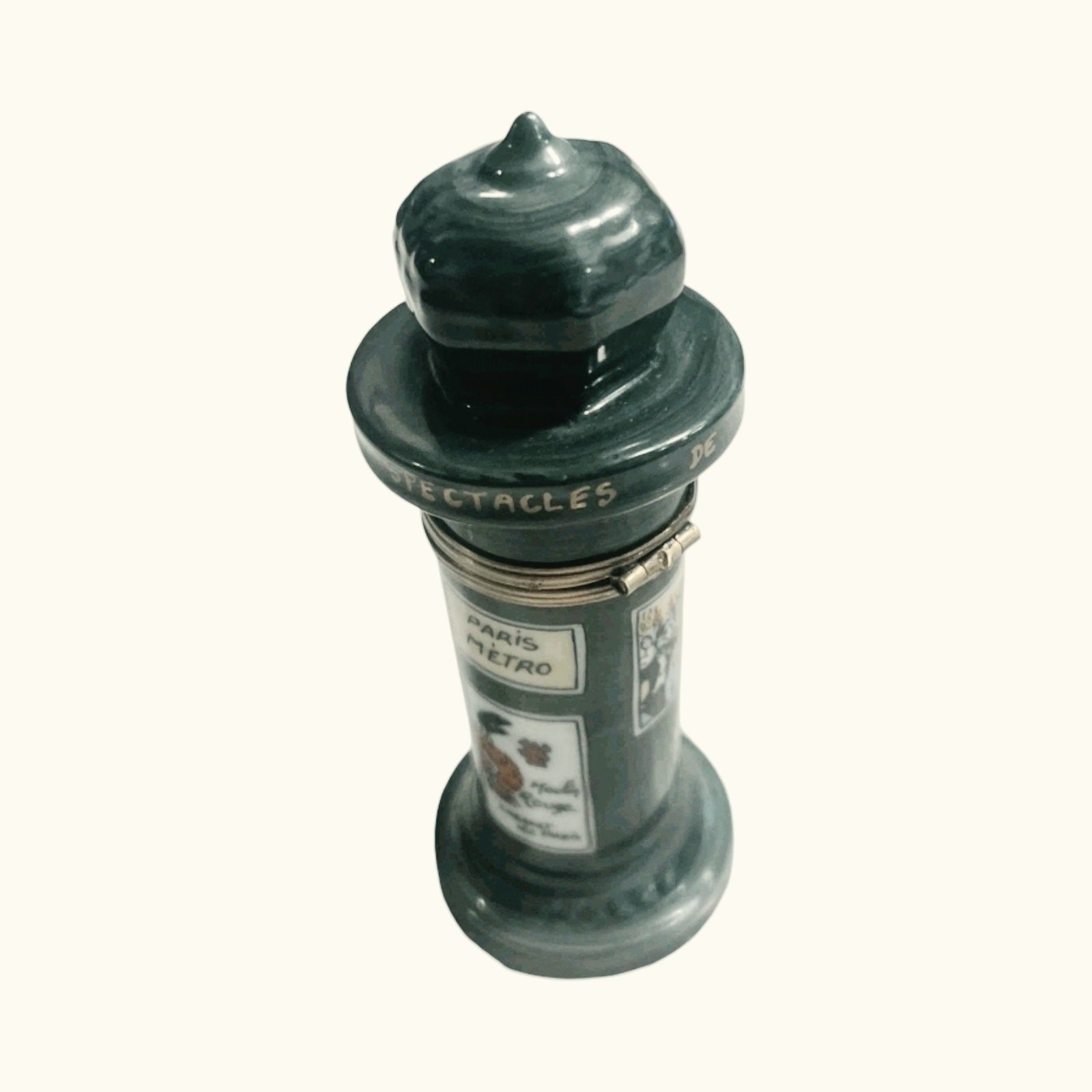 Newspaper Paris Kiosk New Stand Rochard Authentic Limoges Box