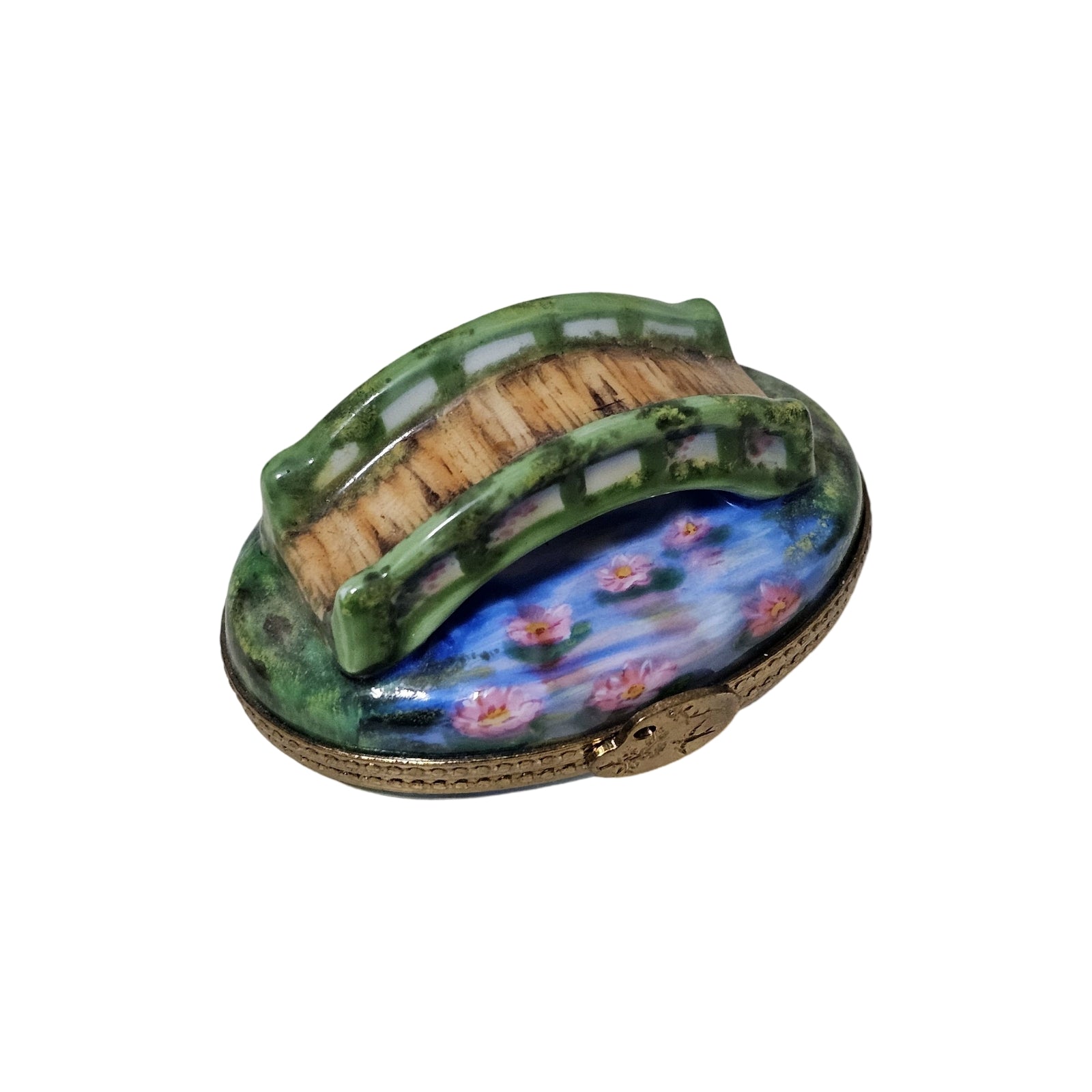 Monet Bridge Limoges Box Porcelain Limoges art travel monuments French Trinket Box