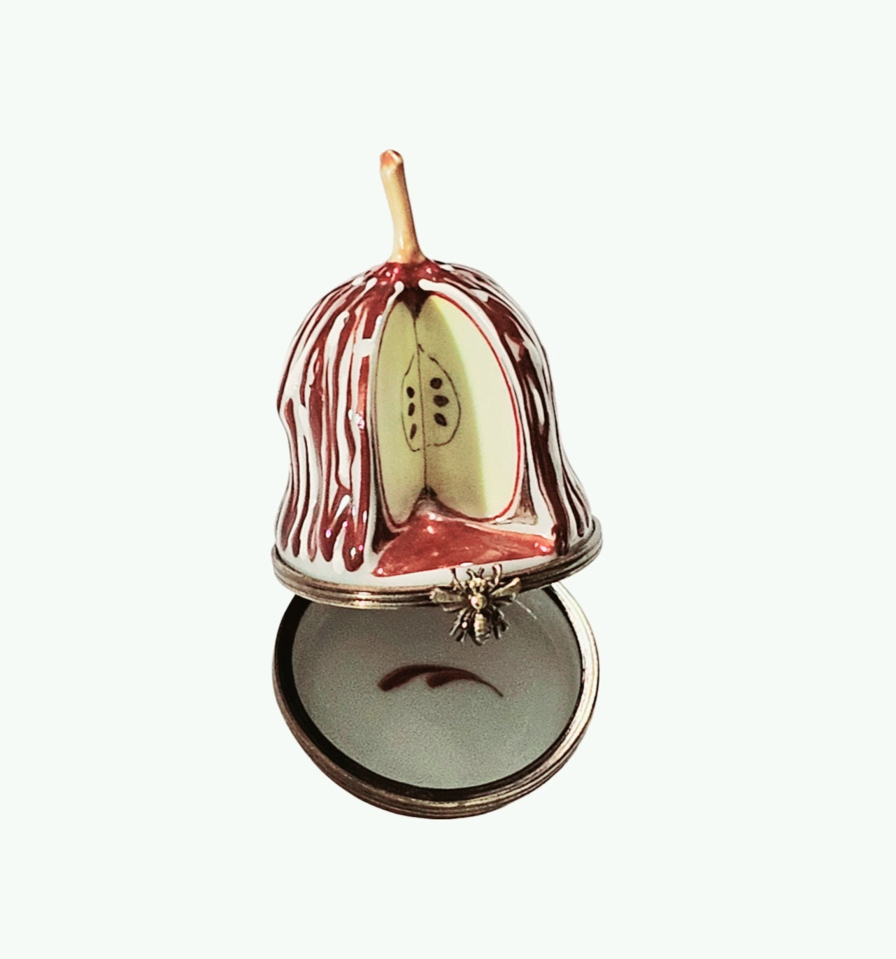 Candy Apple Limoges Treasure Porcelain Limoges Dessert French Trinket Box