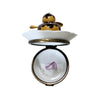 Cream Puff Pastry Treasure Porcelain Limoges Dessert French Trinket Box