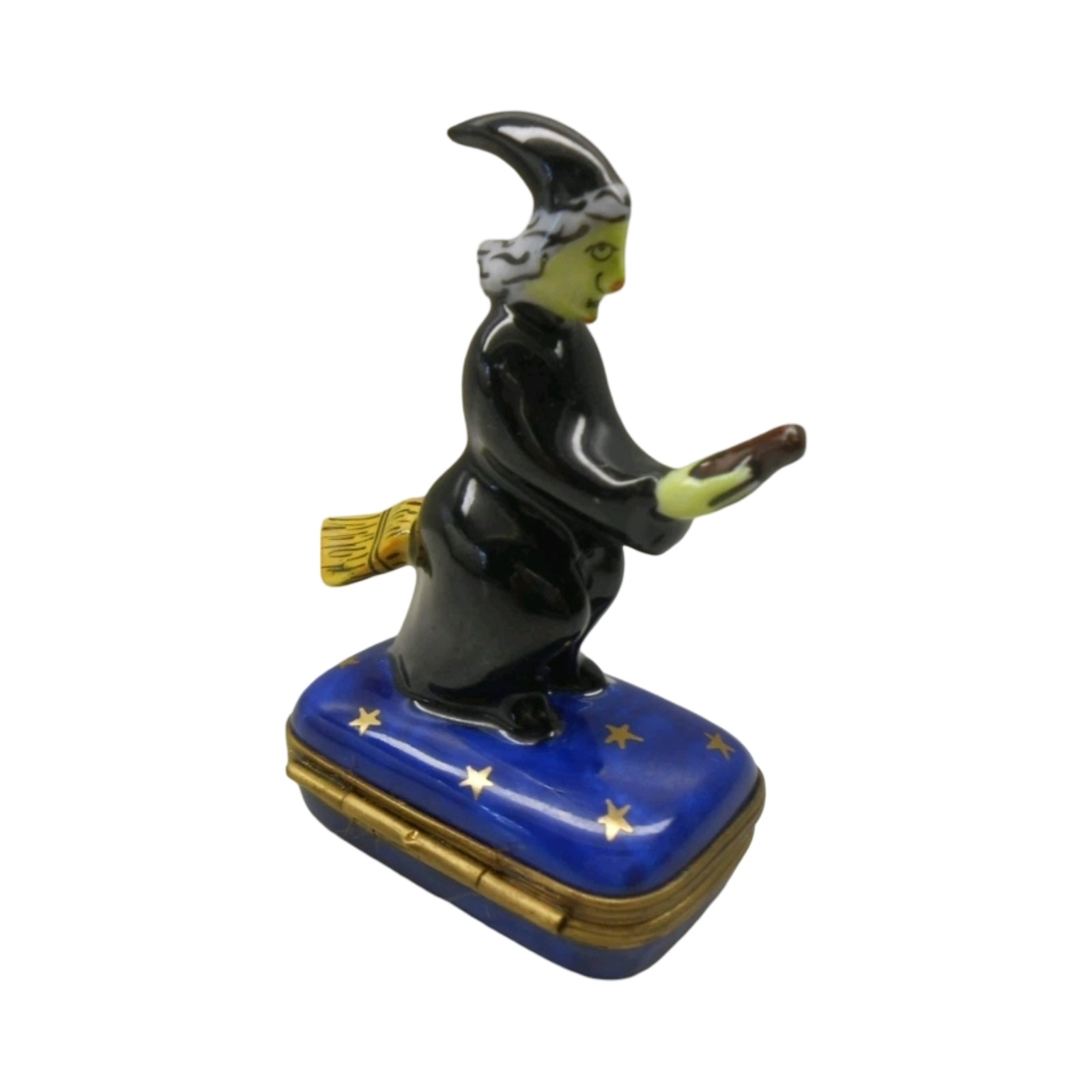 Witch on Broom Authentic Limoges Box