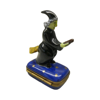 Witch on Broom Authentic Limoges Box