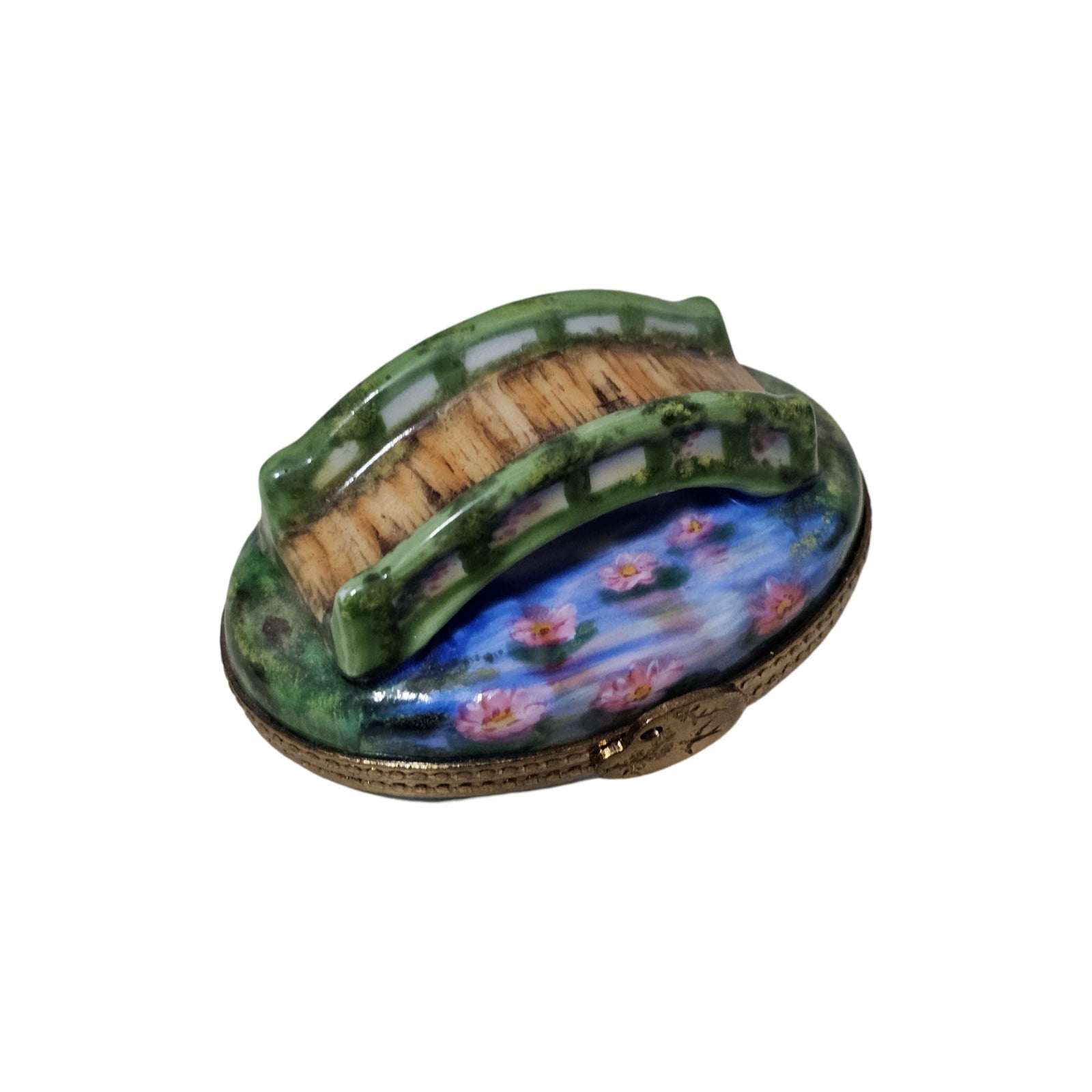 Monet Bridge Limoges Box Porcelain Limoges art travel monuments French Trinket Box