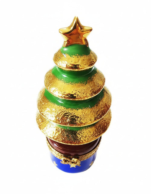Gold Garland Christmas Tree