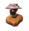 Mannequin Hat Limoges Box Delight Porcelain Limoges hat French Trinket Box