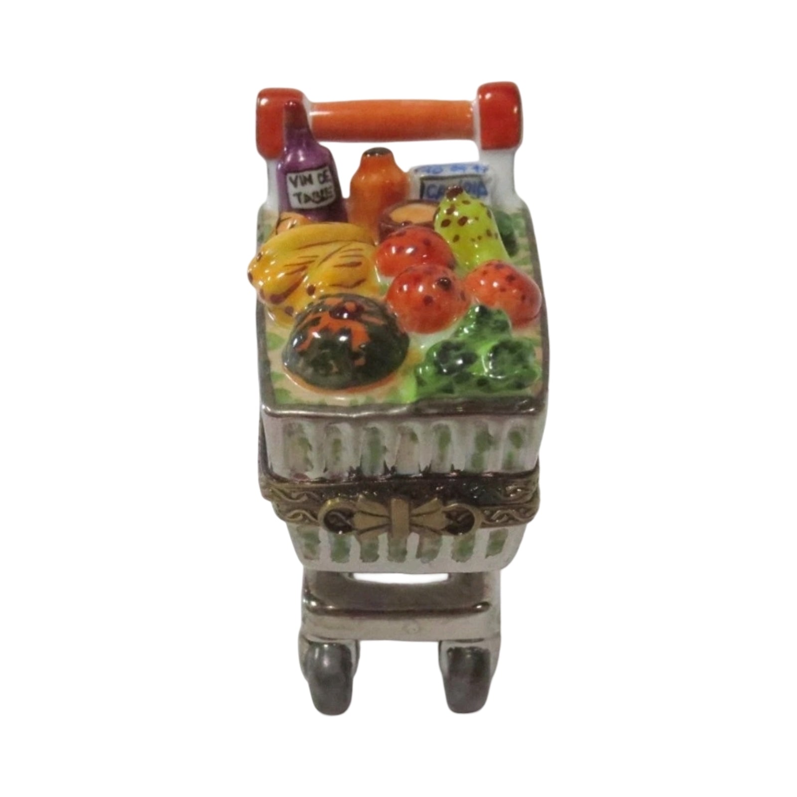 Grocery Cart Rochard Authentic Limoges Box