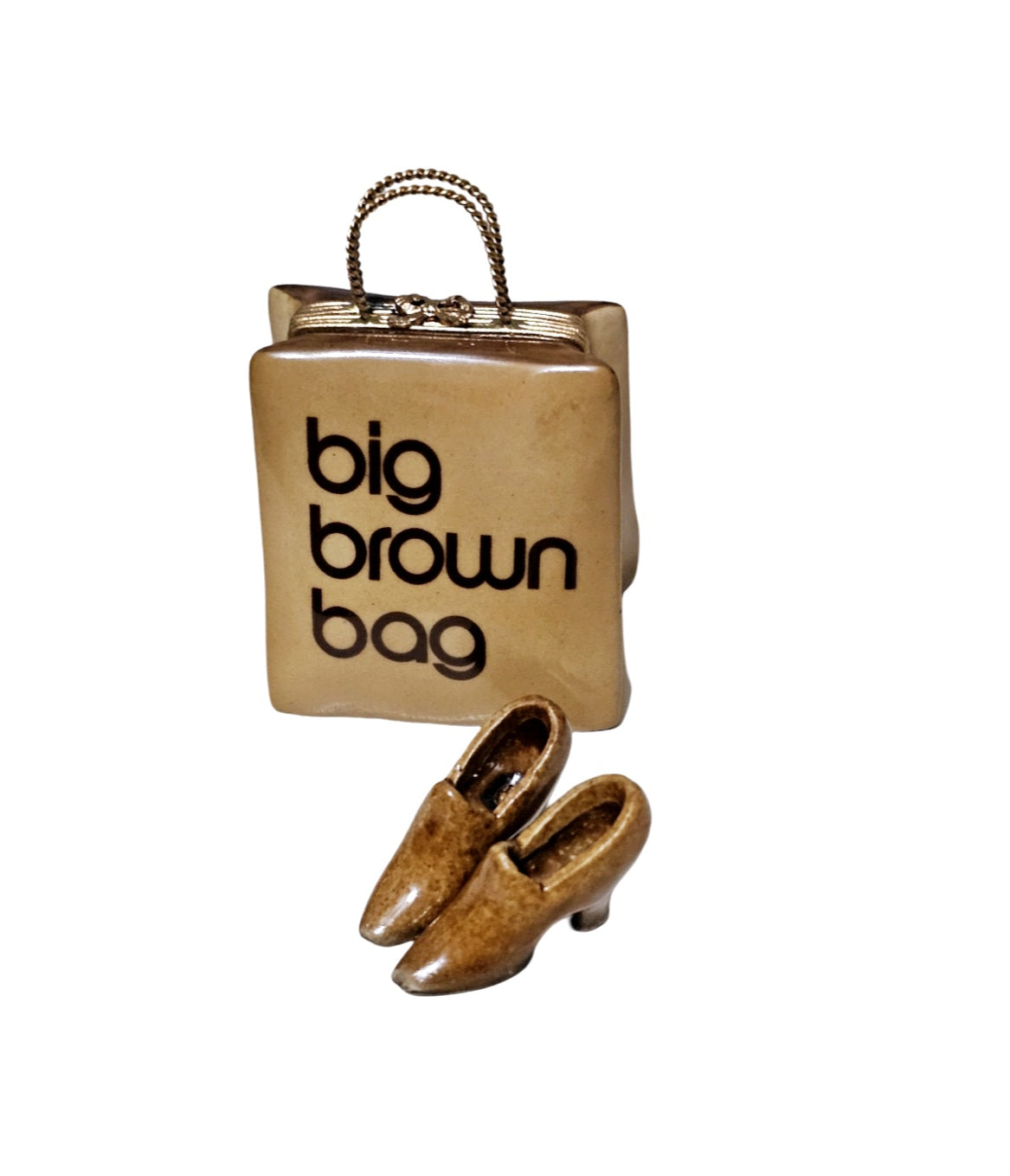 Chic Shopping Limoges Box Set Porcelain Limoges Bag purse fashion French Trinket Box