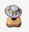 Mannequin Hat Limoges Box Delight Porcelain Limoges hat French Trinket Box