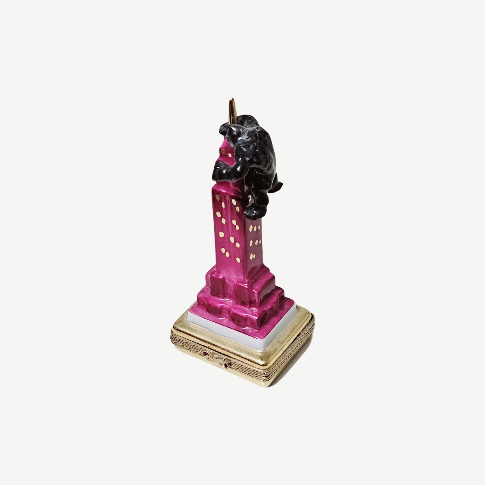 King Kong New York Keepsake Box Porcelain Limoges art film books professional French Trinket Box