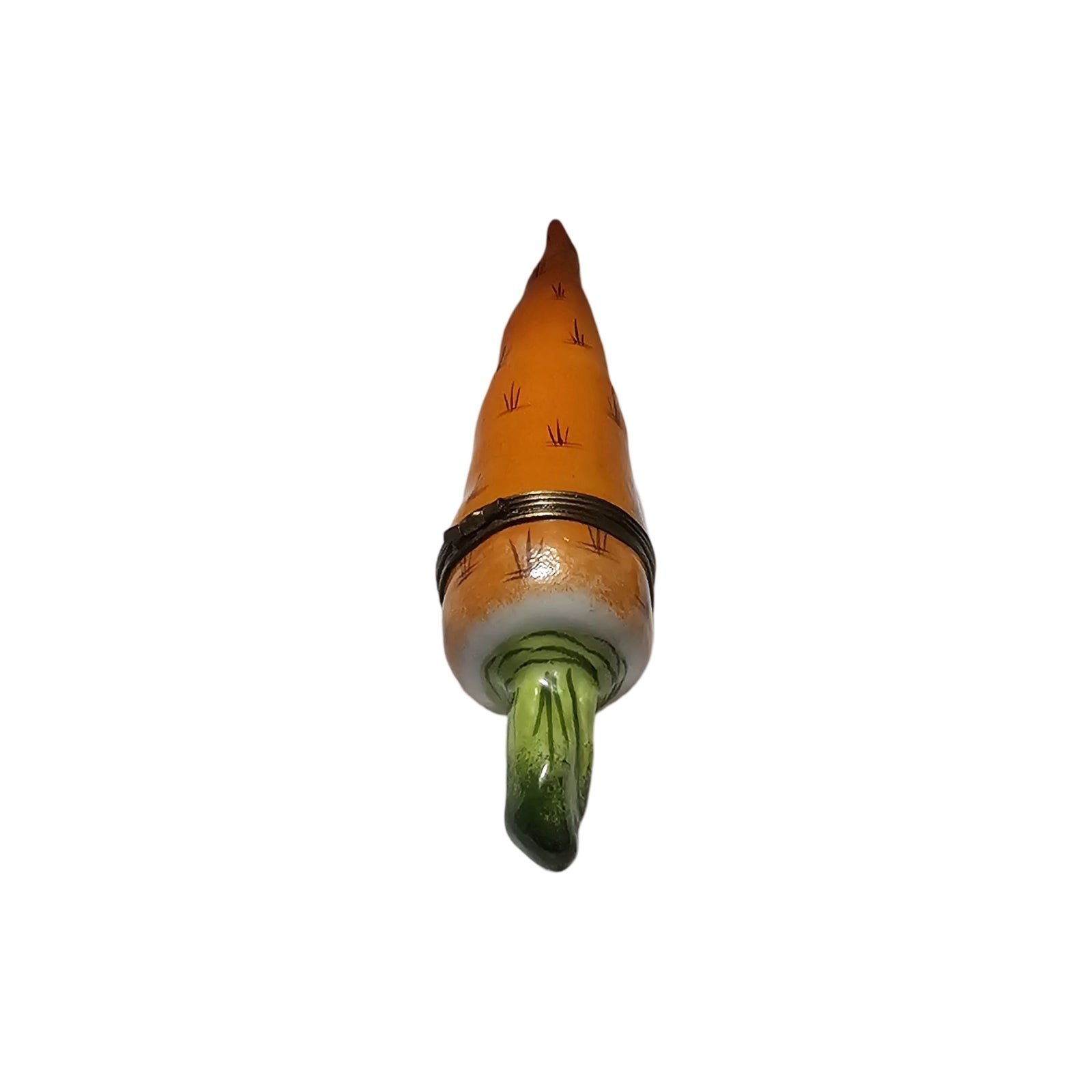 Vibrant Carrot Limoges Box Porcelain Limoges Fruit vegetables French Trinket Box