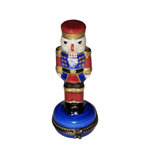 Nutcracker Holiday Limoges Treasure Porcelain Limoges Nutcracker xmas French Trinket Box
