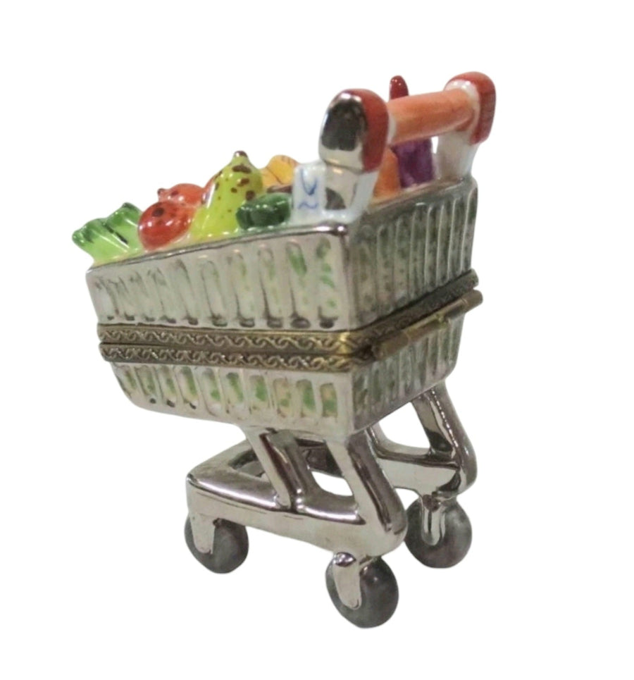 Grocery Cart Rochard Authentic Limoges Box