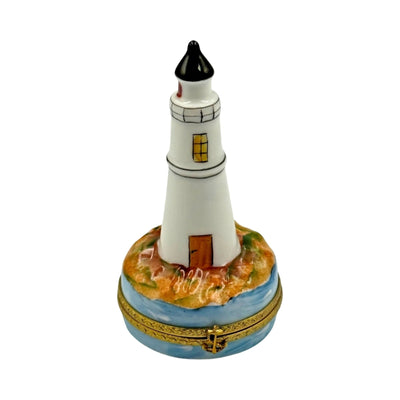 White Lighthouse Rochard Authentic Limoges Box