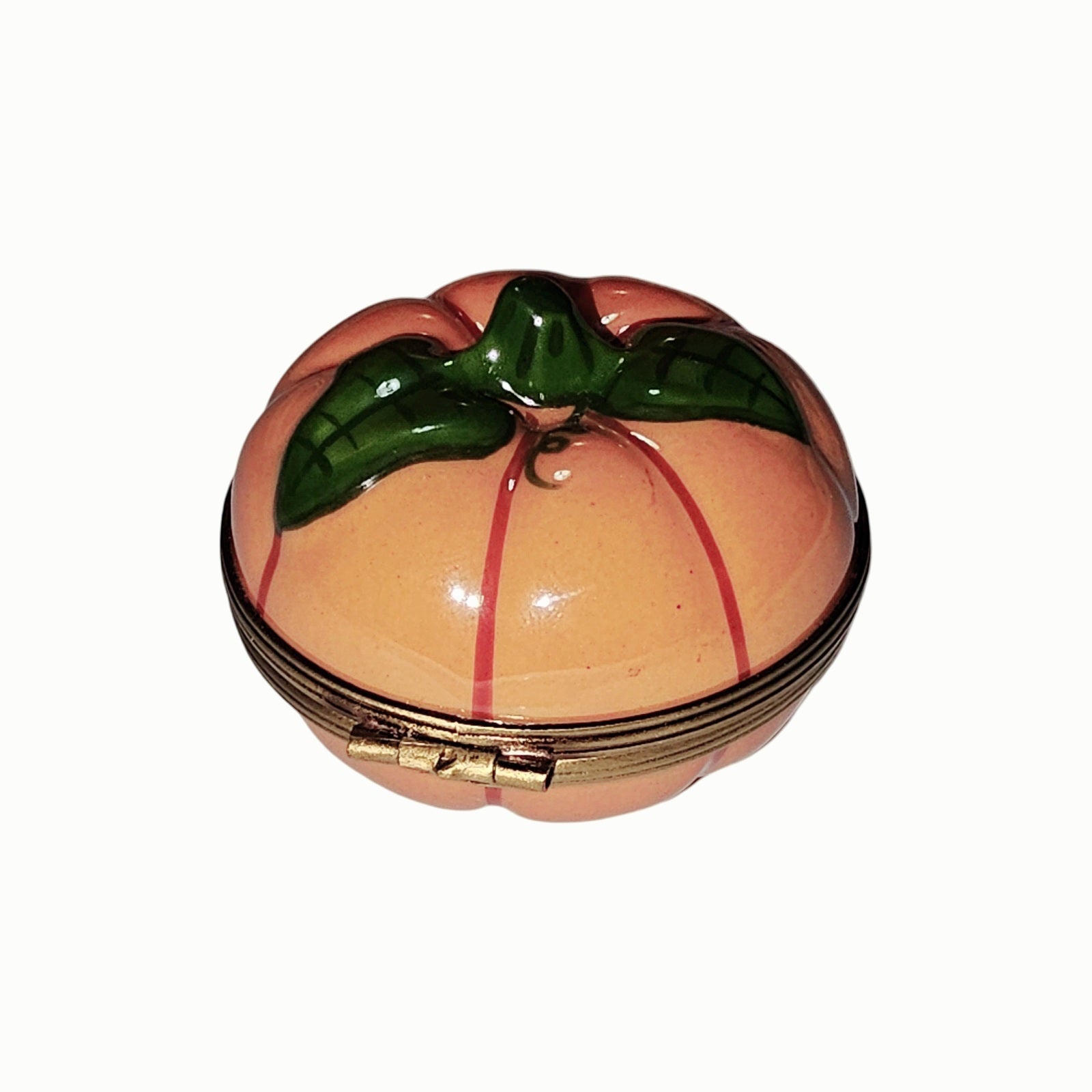 Charming Jackolantern Limoges Box Porcelain Limoges Halloween French Trinket Box