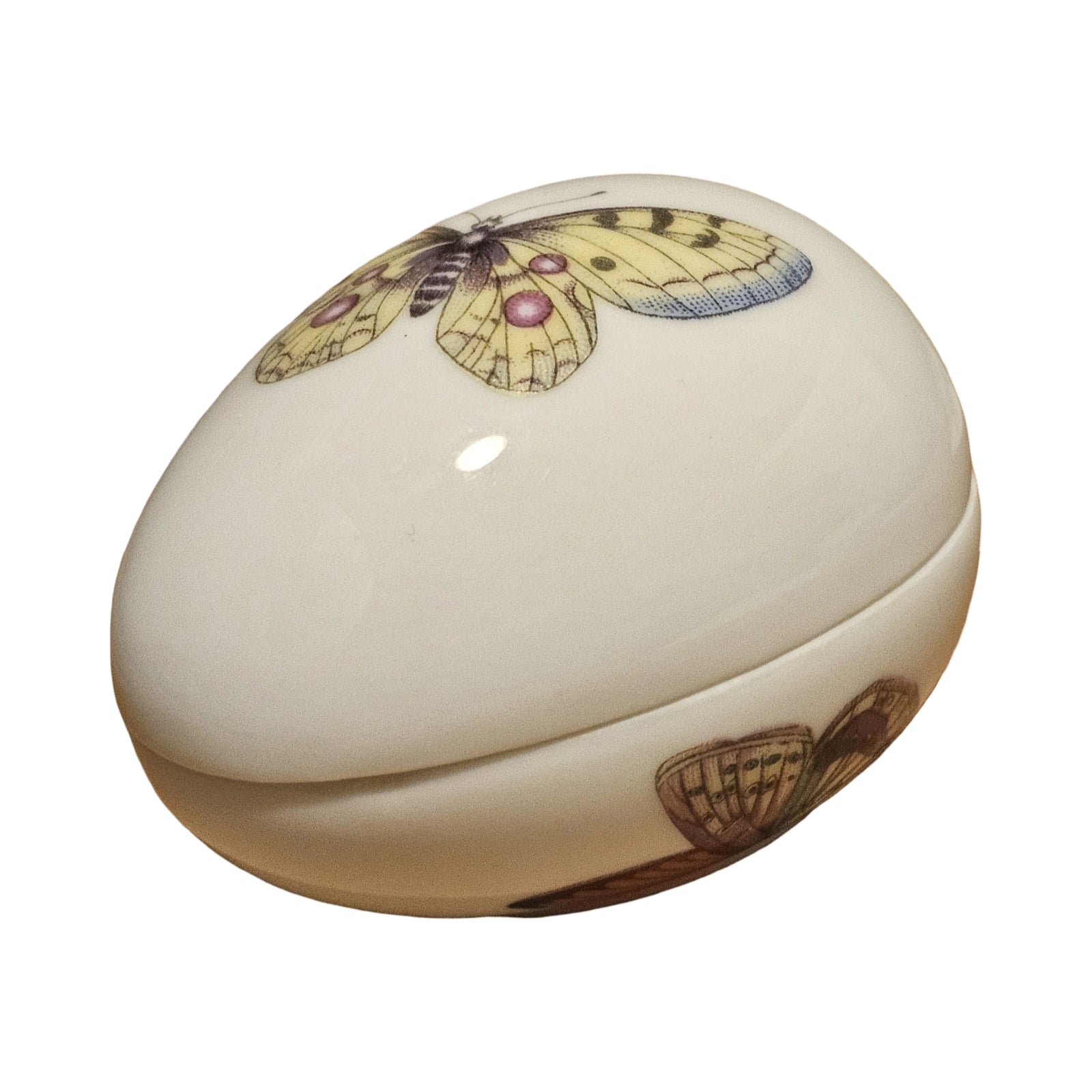 Butterfly Heart no hinge trinket egg
