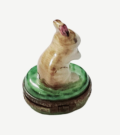 Enchanted Rabbit Limoges Box Porcelain Limoges rabbit French Trinket Box