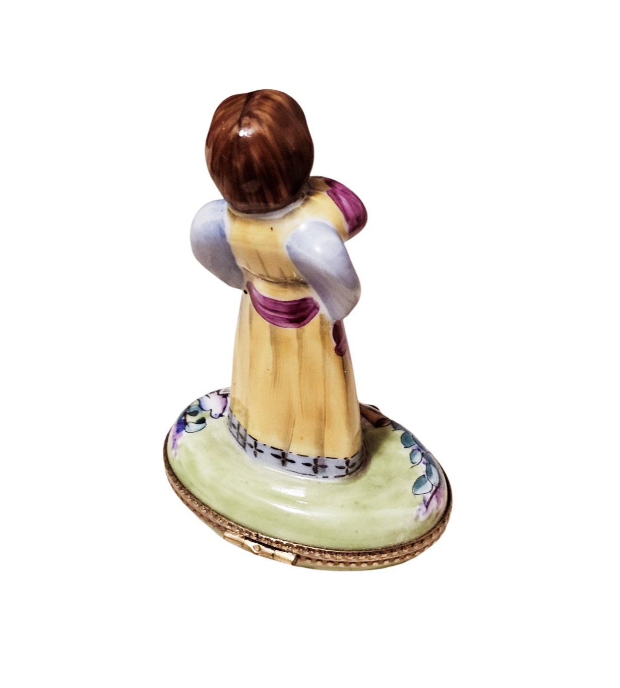 Angel Serenade Violin Limoges Box Porcelain Limoges Angel Christian French Trinket Box