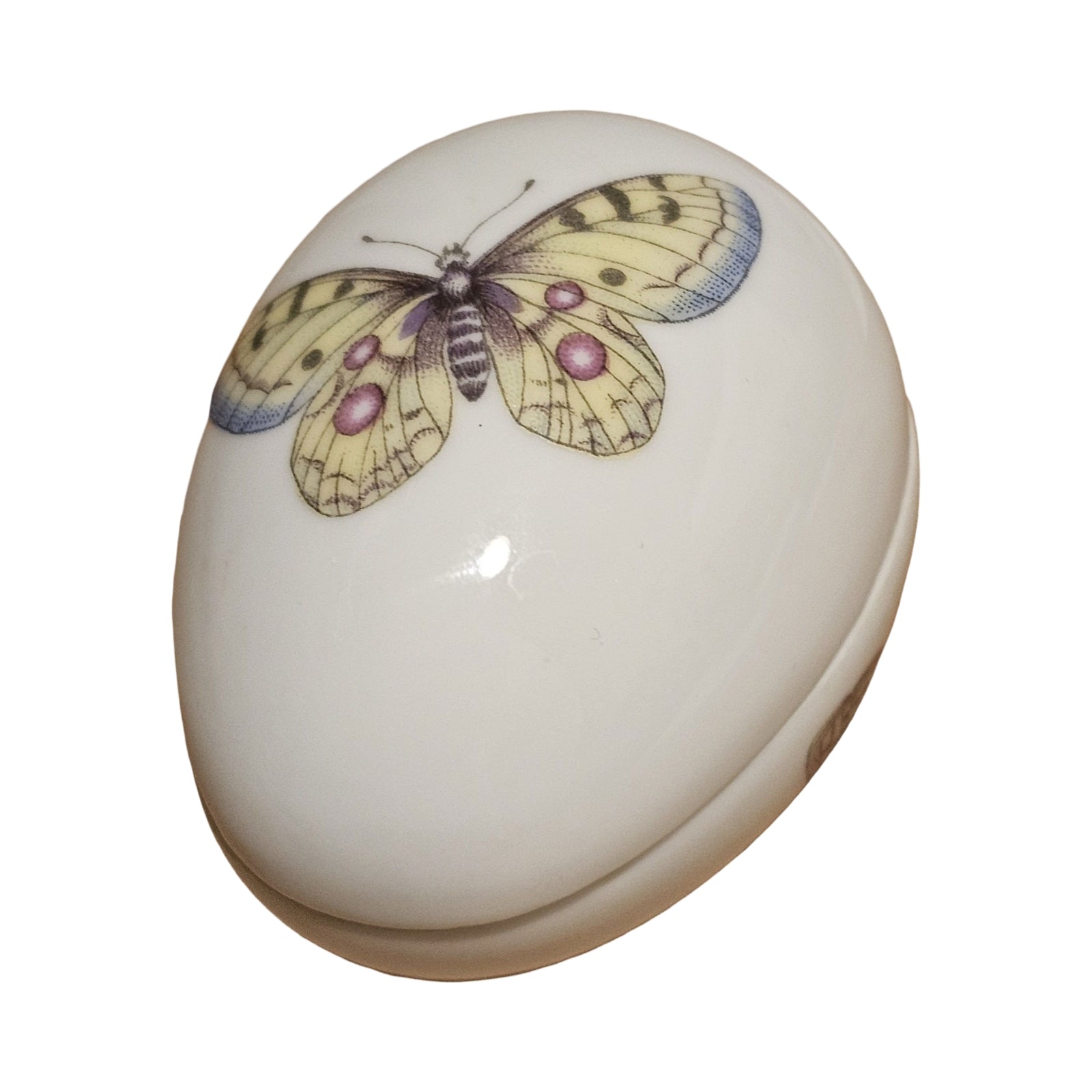 Butterfly Heart no hinge trinket egg