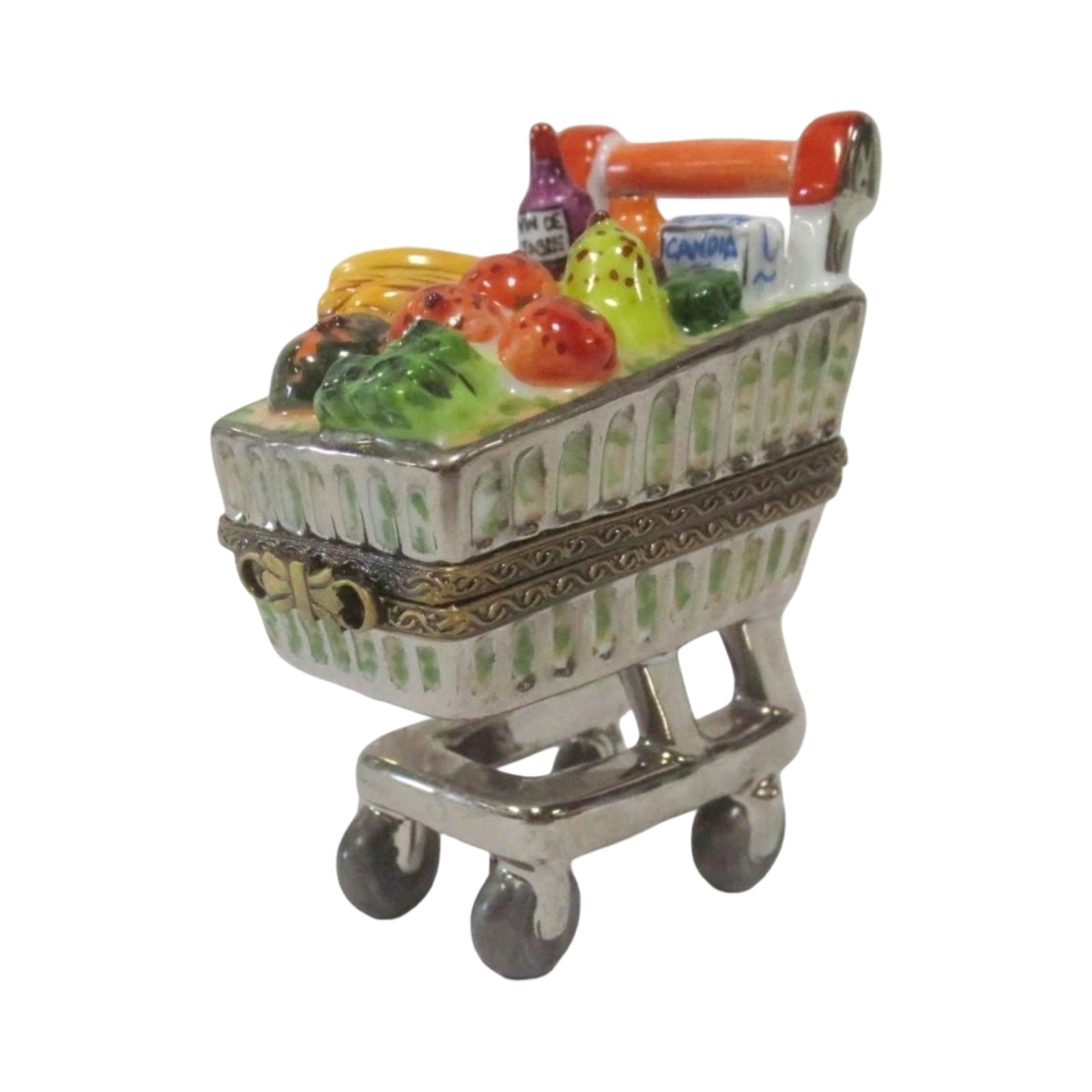 Grocery Cart Rochard Authentic Limoges Box