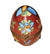 Red Floral Perfume Egg Box Porcelain Limoges Egg French Trinket Box