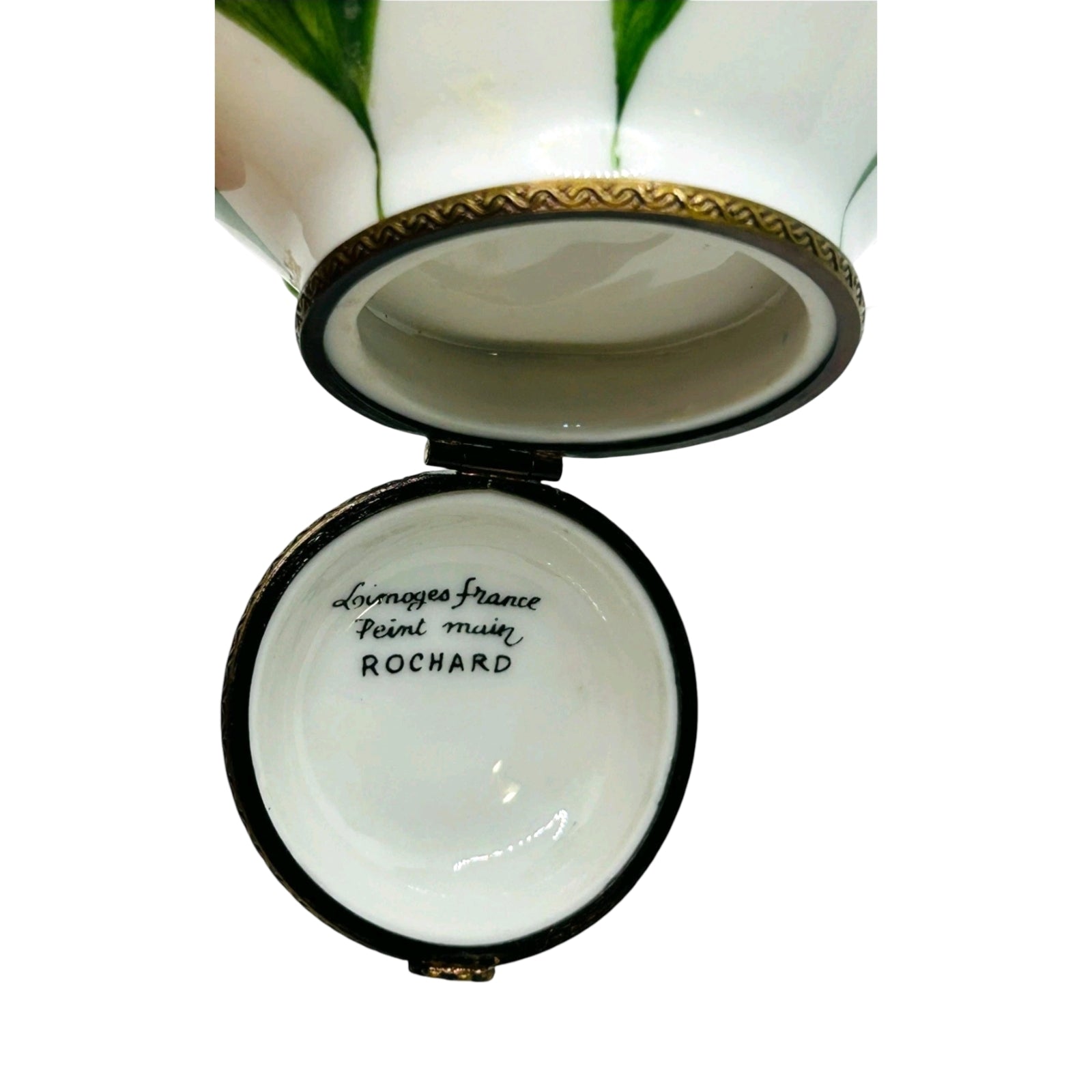 Lily on Lily Pad Rochard Authentic Limoges Box