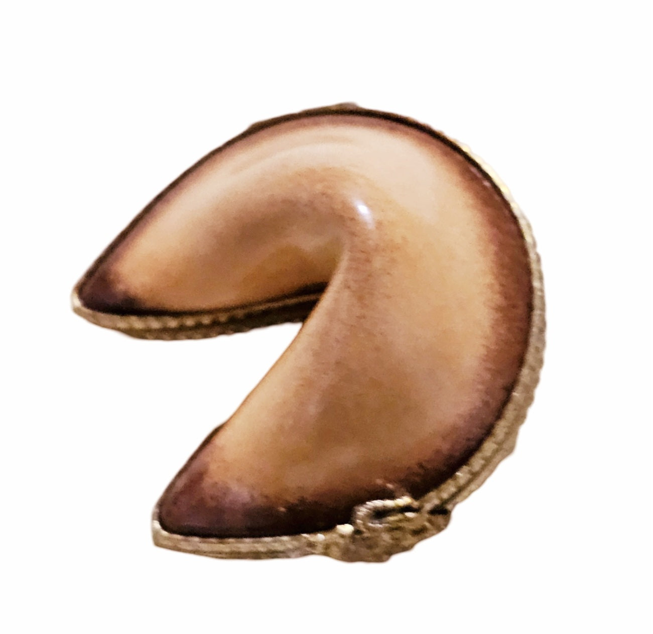 Fortune Cookie Happiness Trinket Porcelain Limoges World Travel food special French Trinket Box