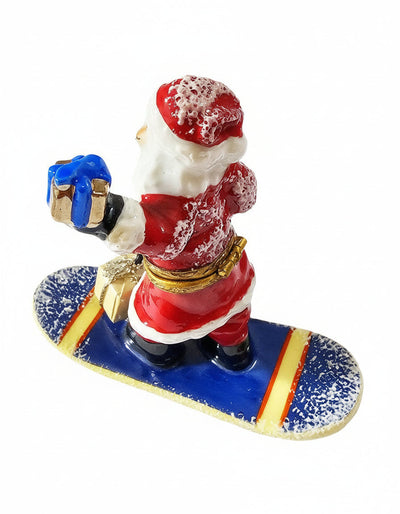 Santa on Snowboard