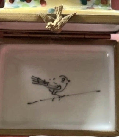 Yellow Bird House Rochard Authentic Limoges Box
