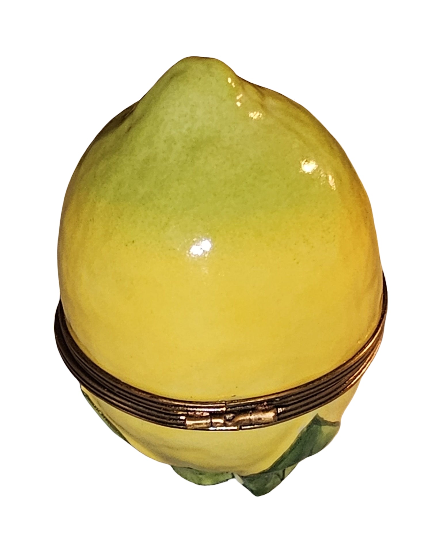 Large Lemon w Ladybug Authentic Limoges Box
