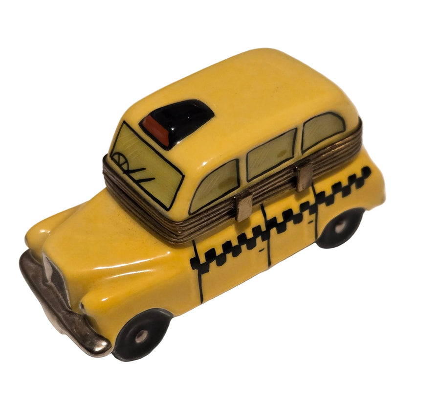 Yellow Taxi Limoges Box