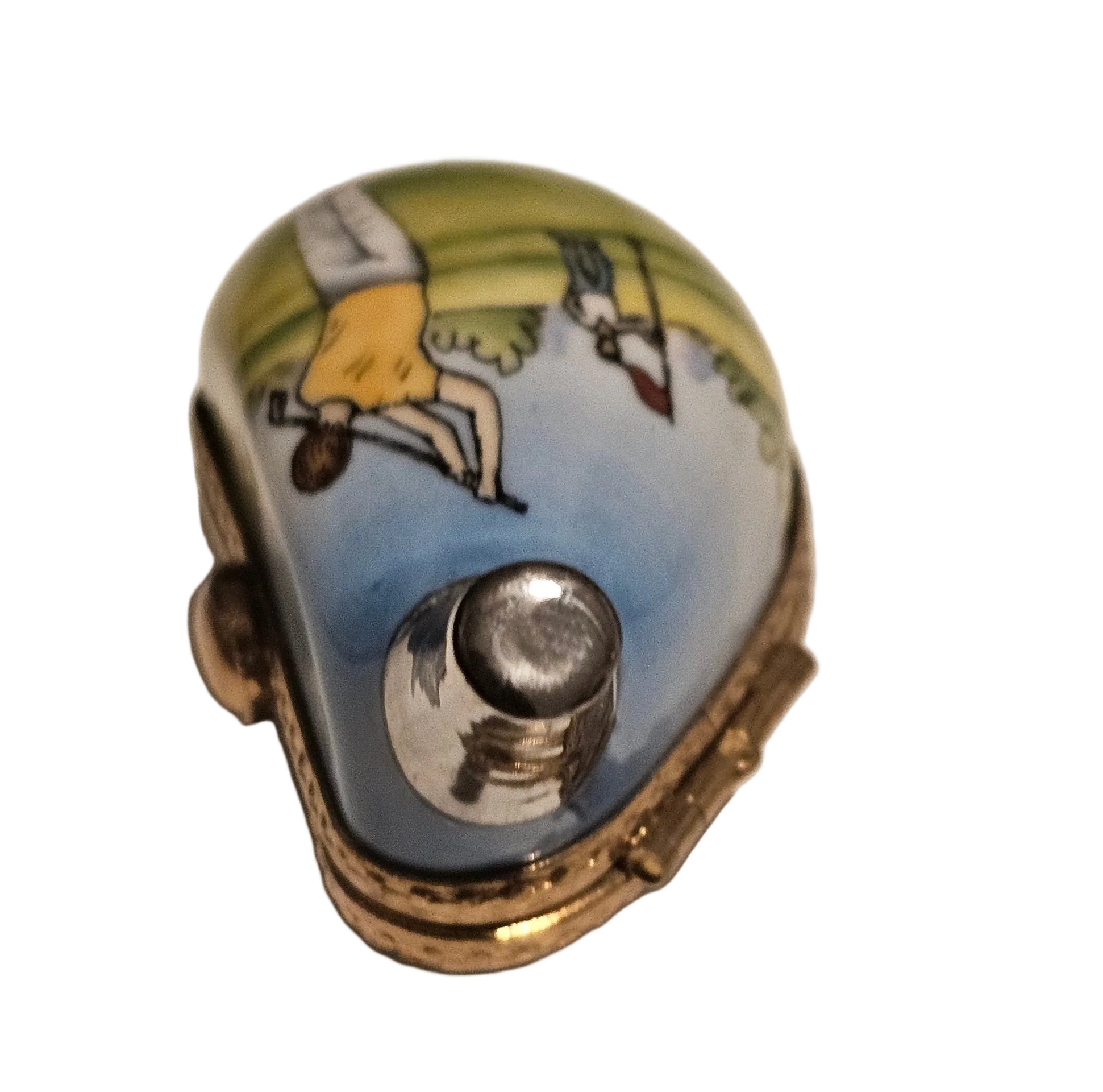Golf Club Driver with Golfer Authentic Limoges Box
