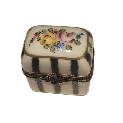 Green Striped w Flowers Double Perfume