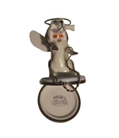 Angelic Dog Box for Pet Lovers Authentic Limoges Box