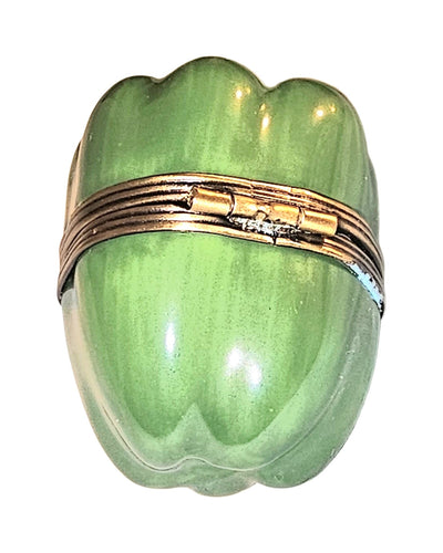 Medium Green Pepper Limoges Box Authentic Limoges Box