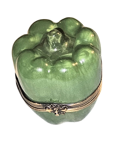 Medium Green Pepper Limoges Box Authentic Limoges Box
