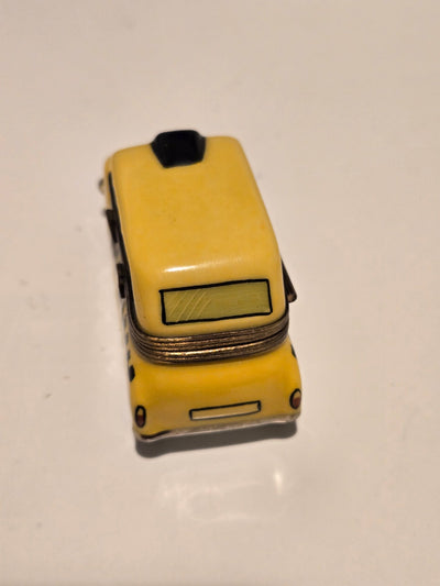 Yellow Taxi Limoges Box