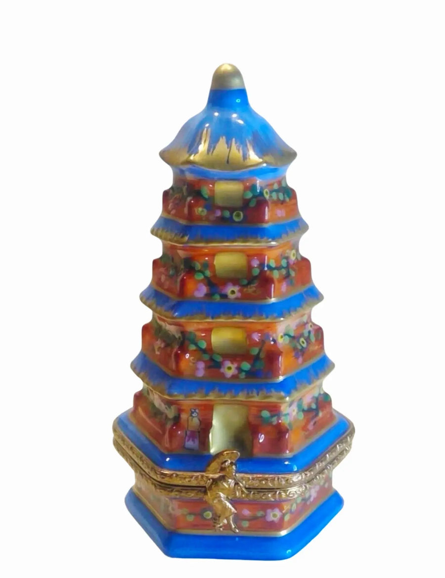 Colorful Pagoda Box Rochard - Limoges Box