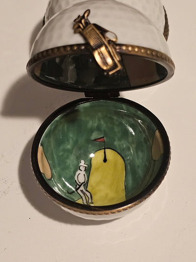 Golf Ball w Flag Painting Inside
