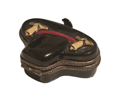 Black Mini Cowboy Hat Authentic Limoges Box