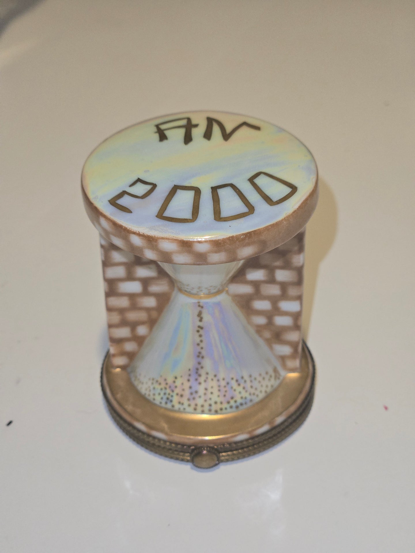 Egyptian Hour Glass Limoges Box