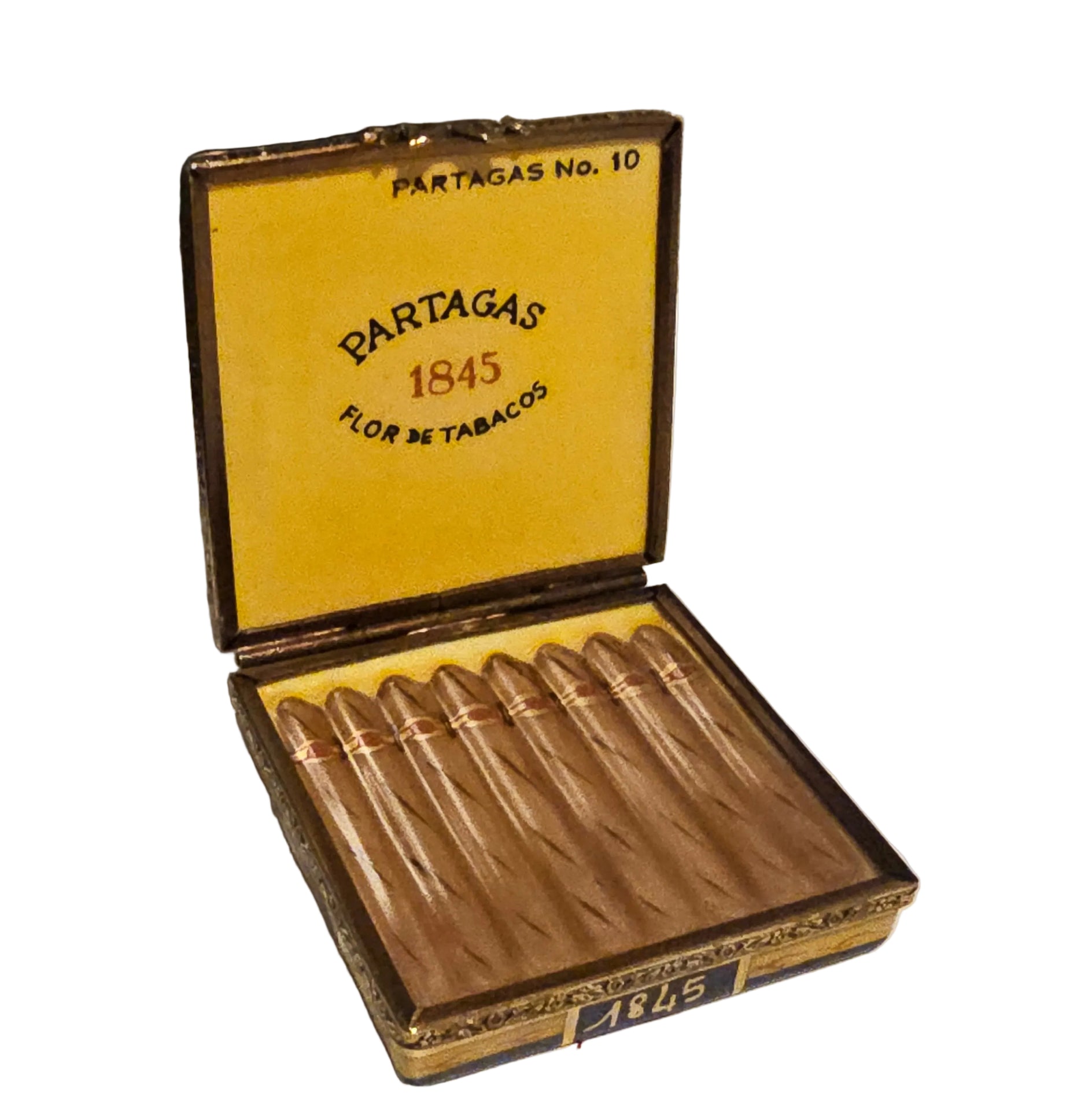 Partagas Cigars in Box Authentic Limoges Box