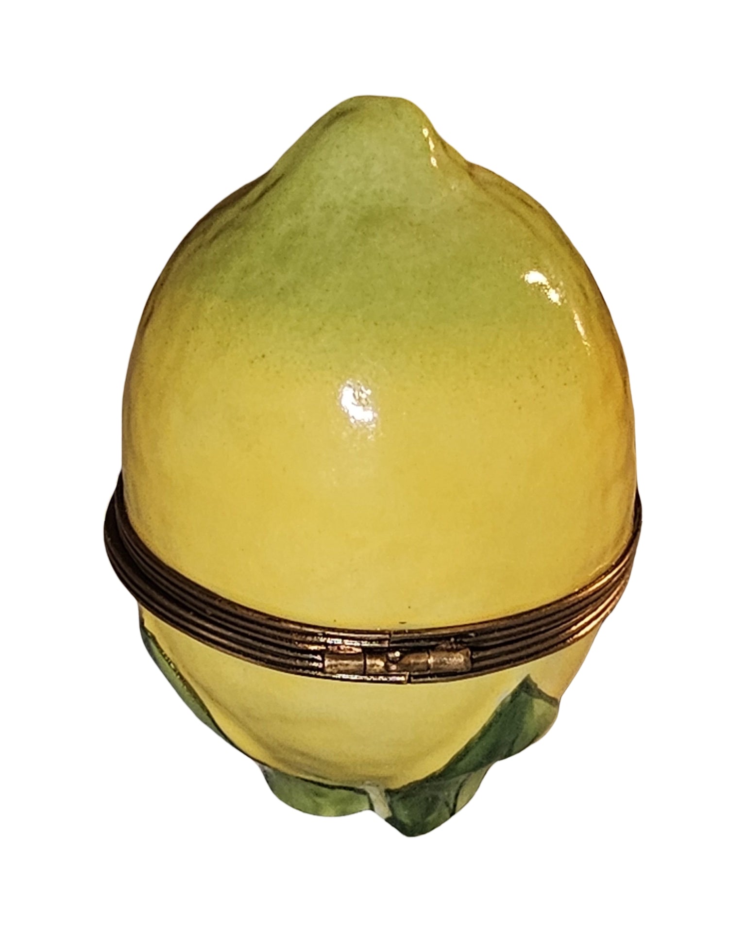 Large Lemon w Ladybug Authentic Limoges Box