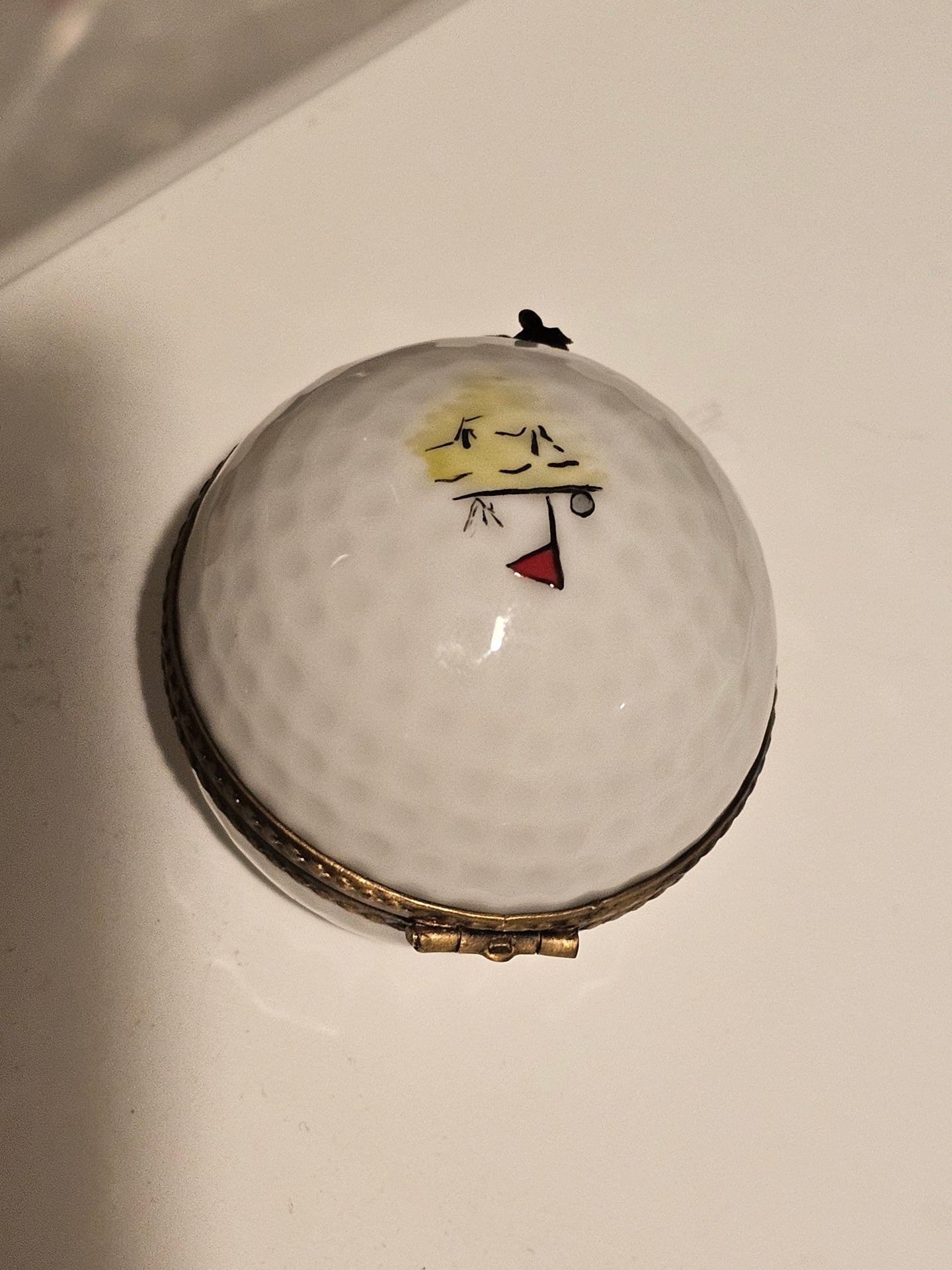 Golf Ball w Flag Painting Inside