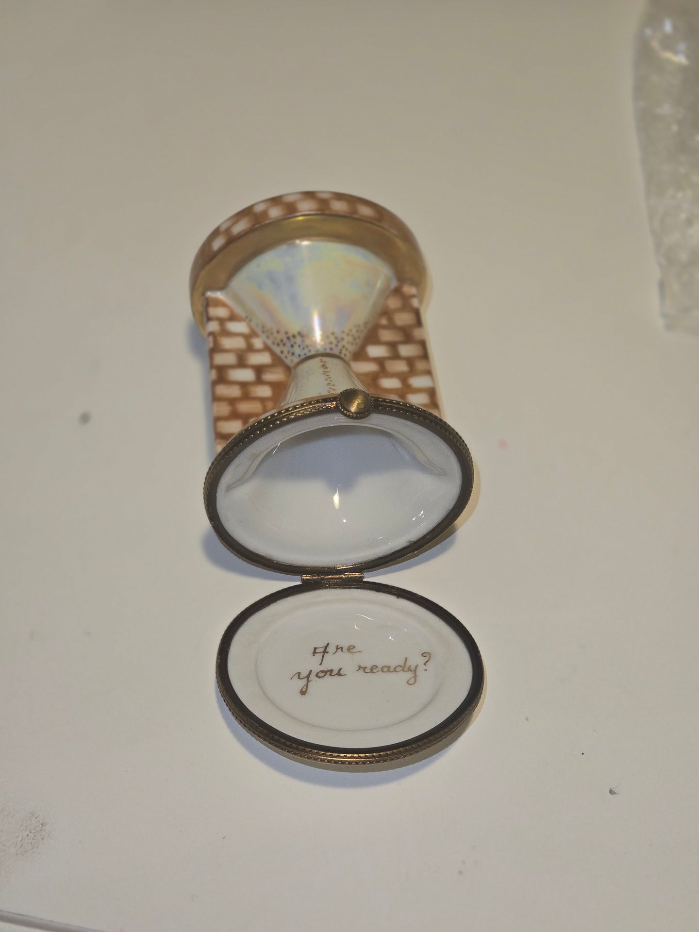 Egyptian Hour Glass Limoges Box