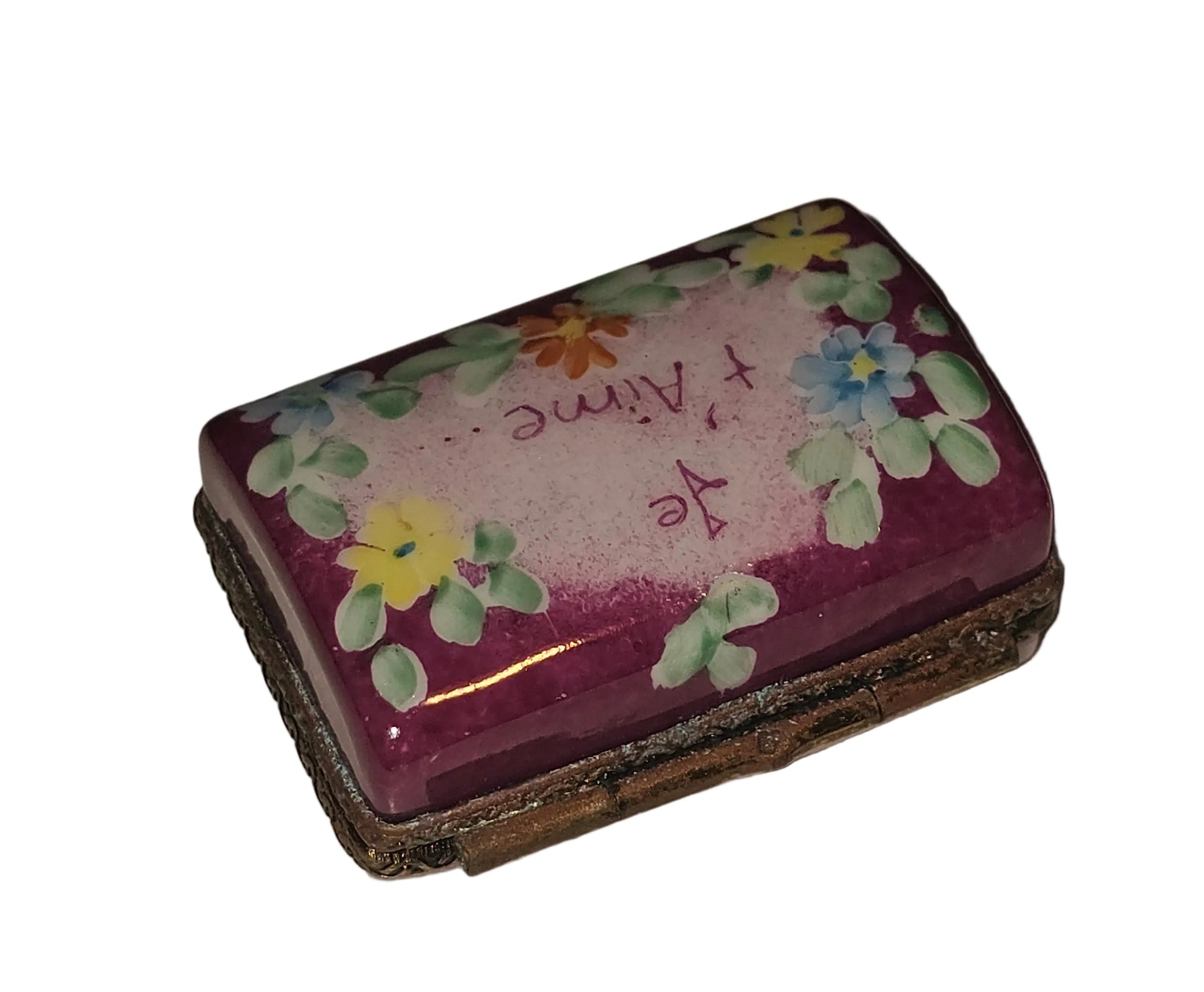 Je Aime Light Pink Limoges Box | Limoges Box