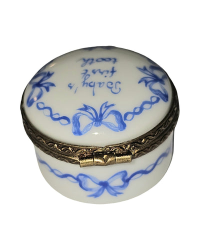 Small Blue Baby First Tooth Round