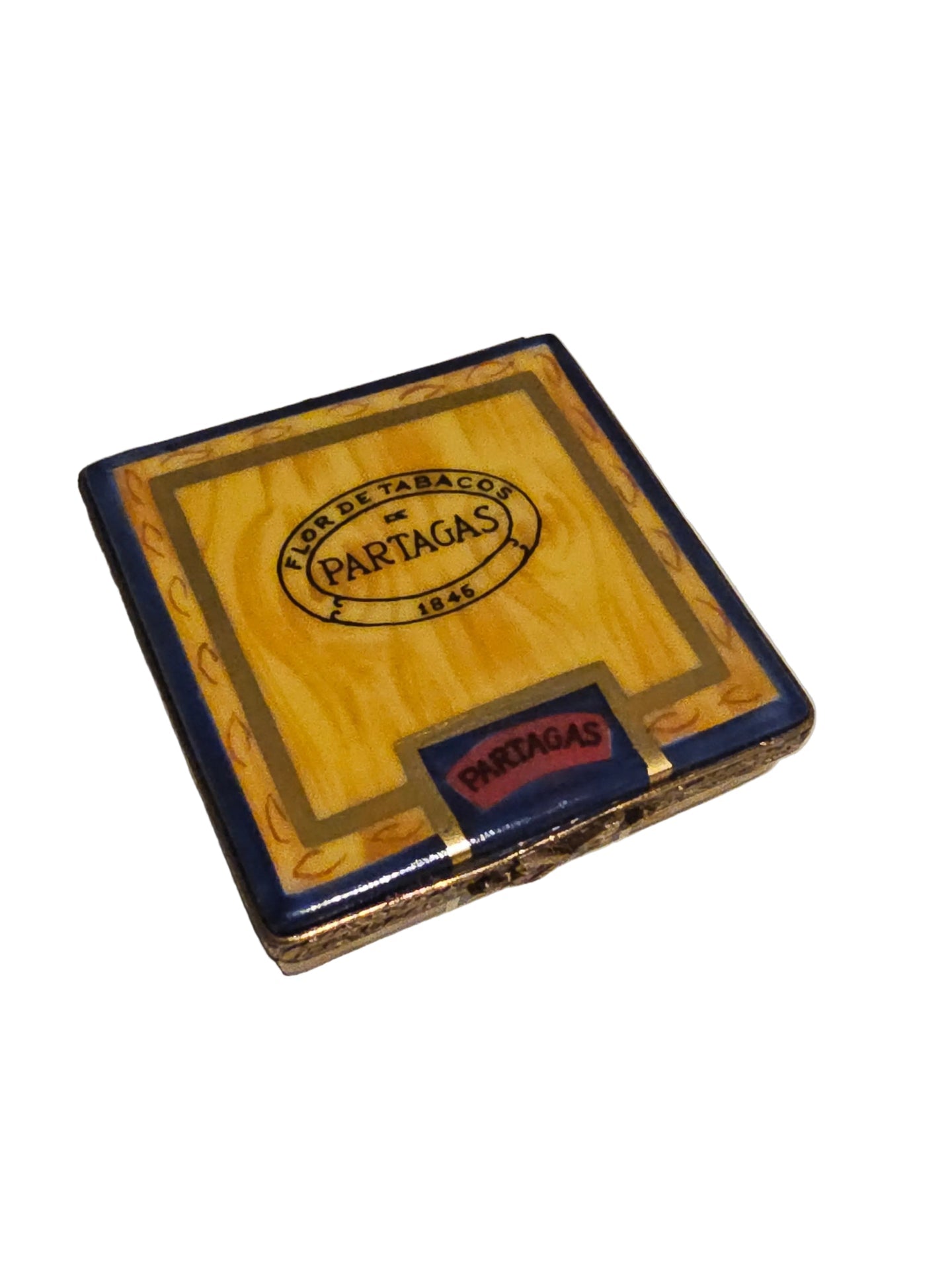 Partagas Cigars in Box Authentic Limoges Box