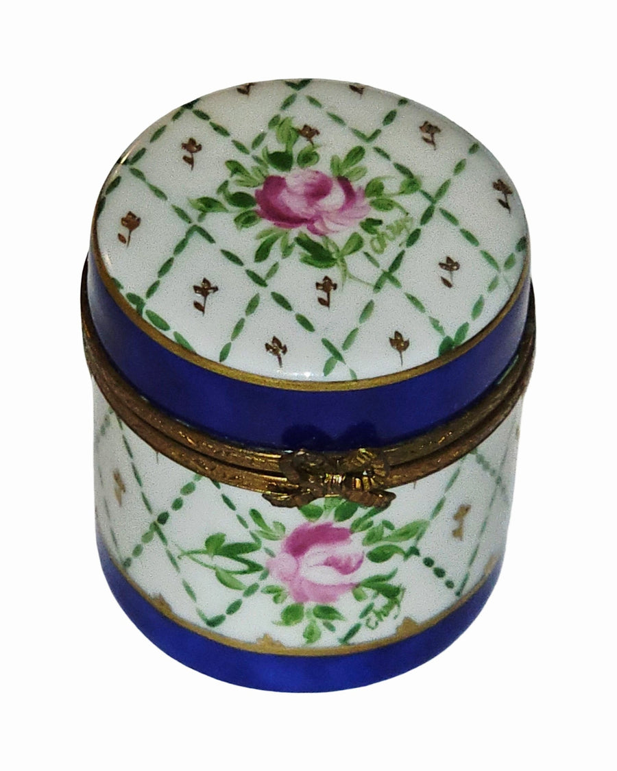 Tall Blue Gold Round